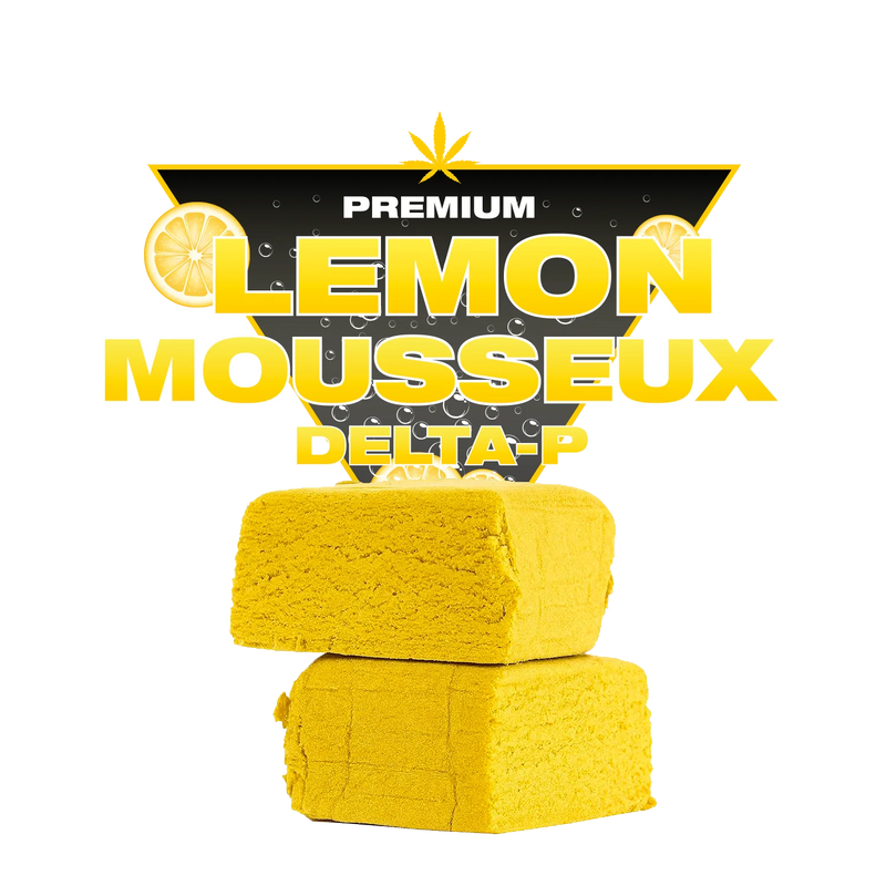 Résine Lemon Mousseux Delta-P <20% – Golden High | Goût citronné et effet Sativa