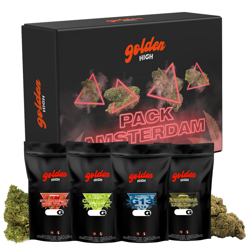 Pack Amsterdam Delta-P – Édition Limitée 4 Variétés | Golden High