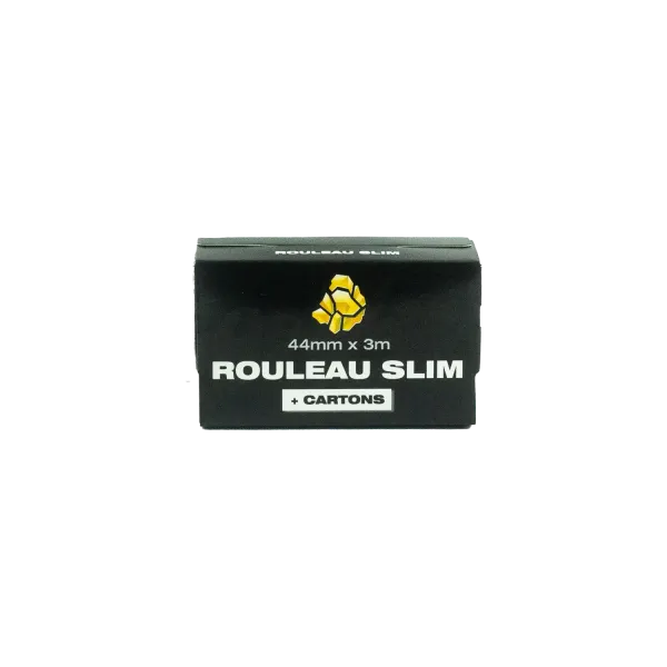 Rouleau Slim 3 mètres Golden CBD – Papier à Rouler CBD Format Slim