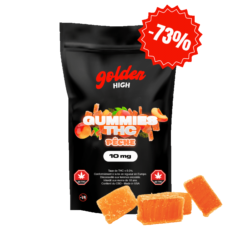 Gummies THC Pêche 10mg