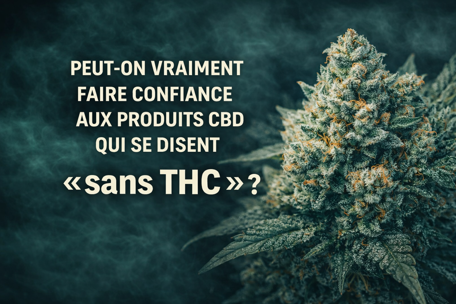 Peut-on vraiment faire confiance aux produits CBD “sans THC” ?