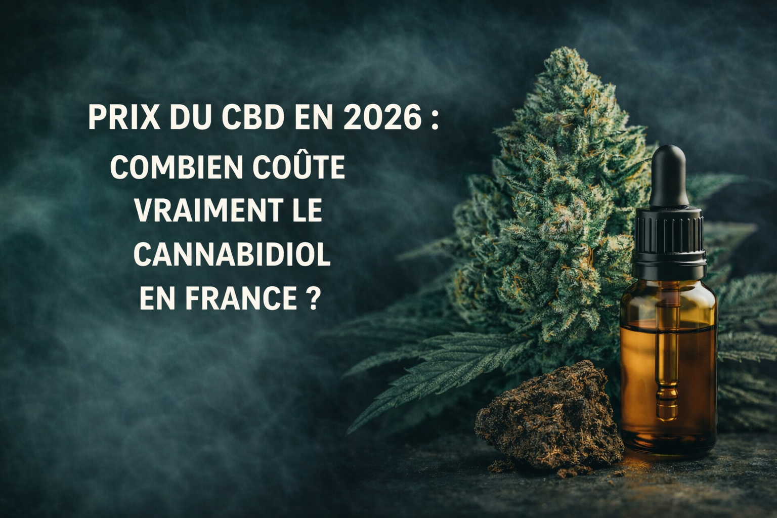 Prix du CBD en 2026 : combien coûte vraiment le cannabidiol en France ?