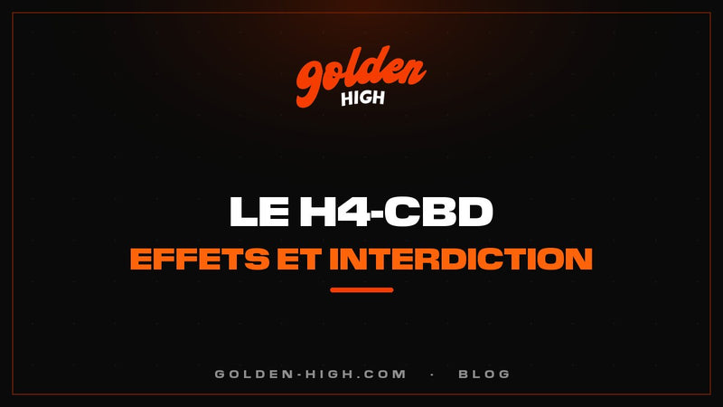 H4CBD : effets, interdiction et test salivaire du H4-CBD