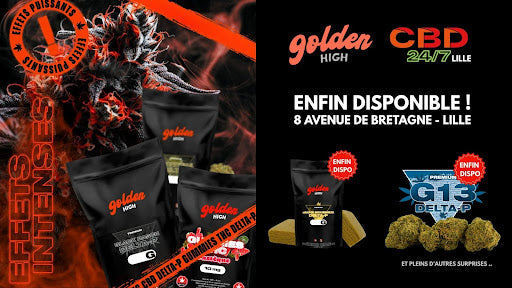 Golden High au CBD Shop Lille | Découvrez nos Produits Delta-p (NL3 Premium) à Lille !