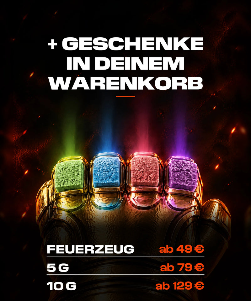 Aktion der Woche: bis zu -85 %, und 5 g gratis ab 79 € Einkaufswert