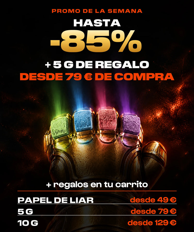Promo de la semana: hasta -85%, y 5 g de regalo desde 79 € de compra