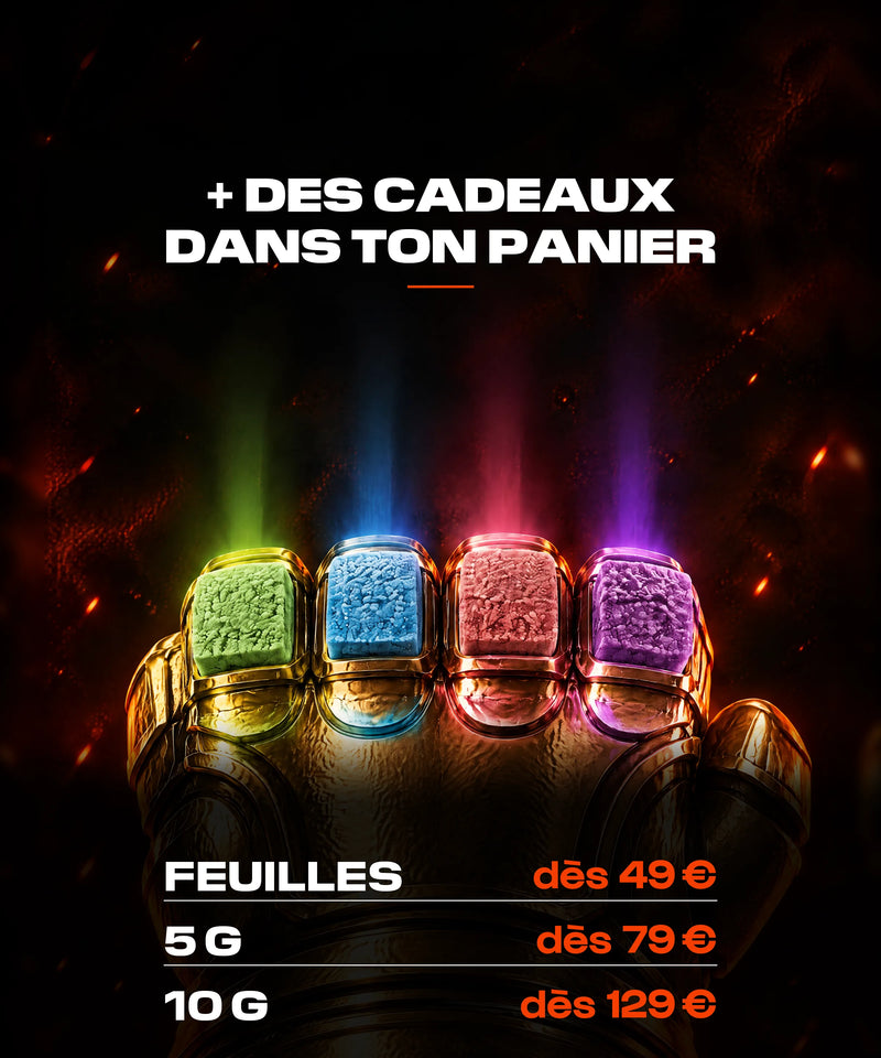 Promo de la semaine : jusqu'à -85 %, et 5 g offerts dès 79 € d'achat