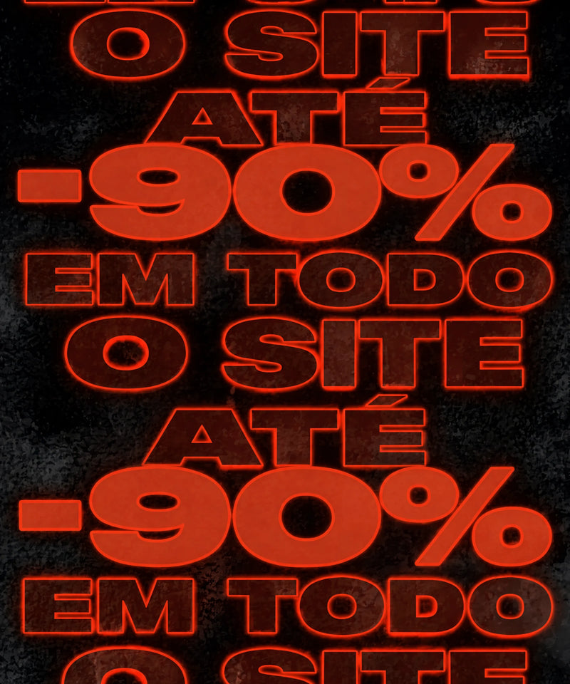 Promo em todo o site, até -90%