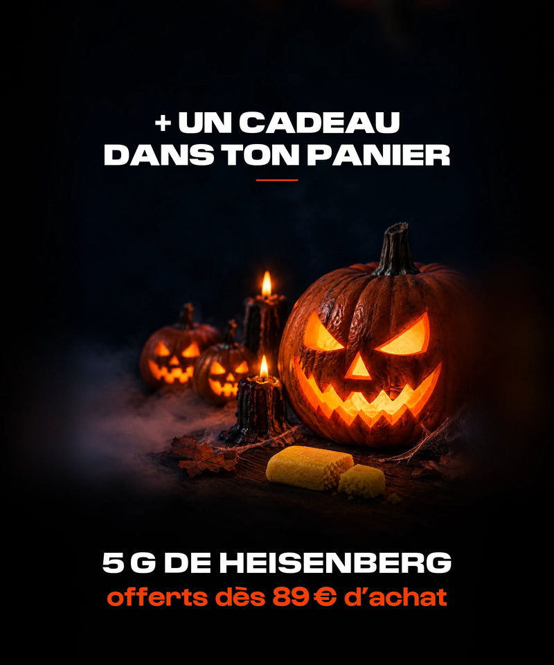 Halloweed · Prix de fou. Jusqu'à -90 %, et 5 g de Heisenberg offerts dès 89 € d'achat