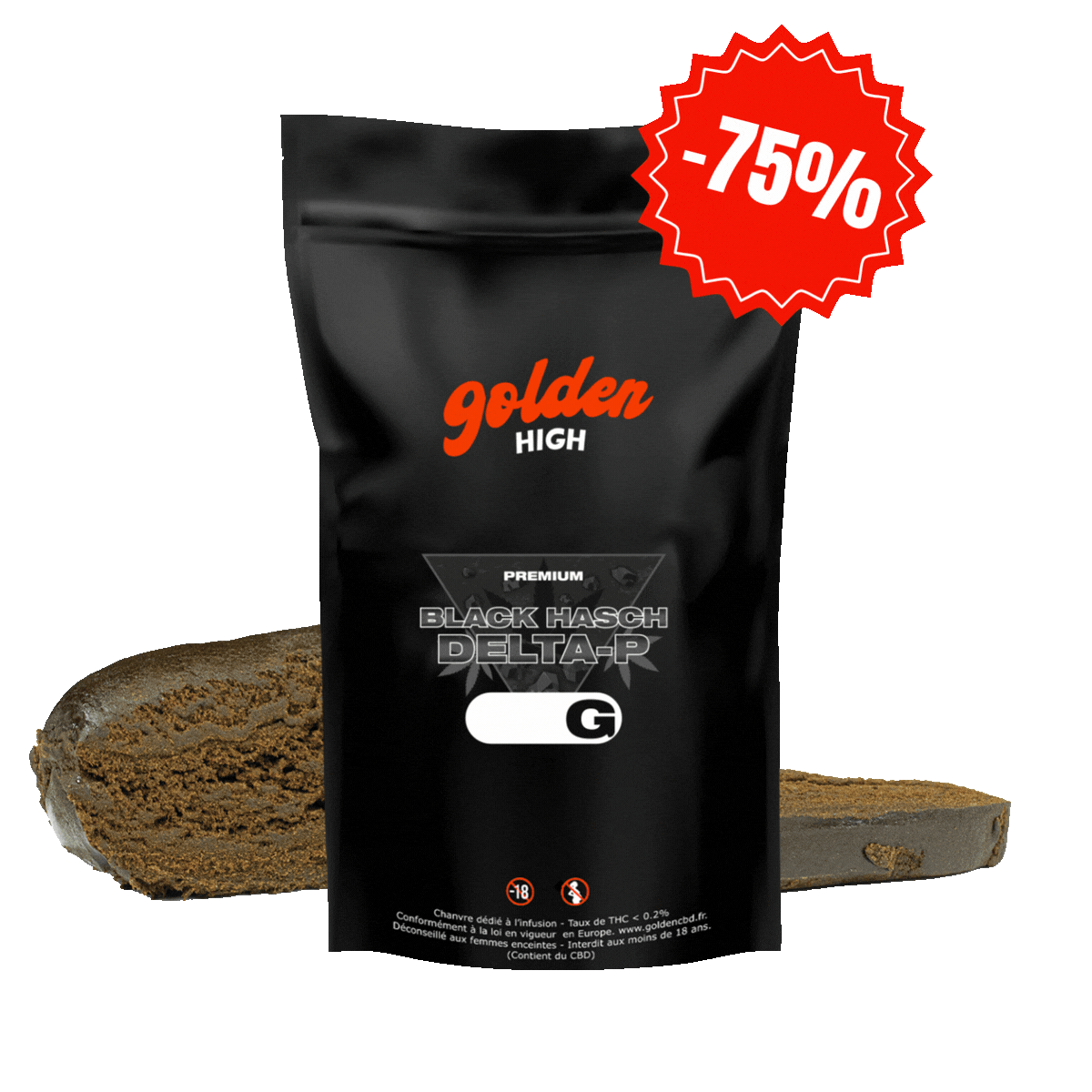 Black Hasch Delta-P – Nouvelle Formule | Résine Premium Golden High