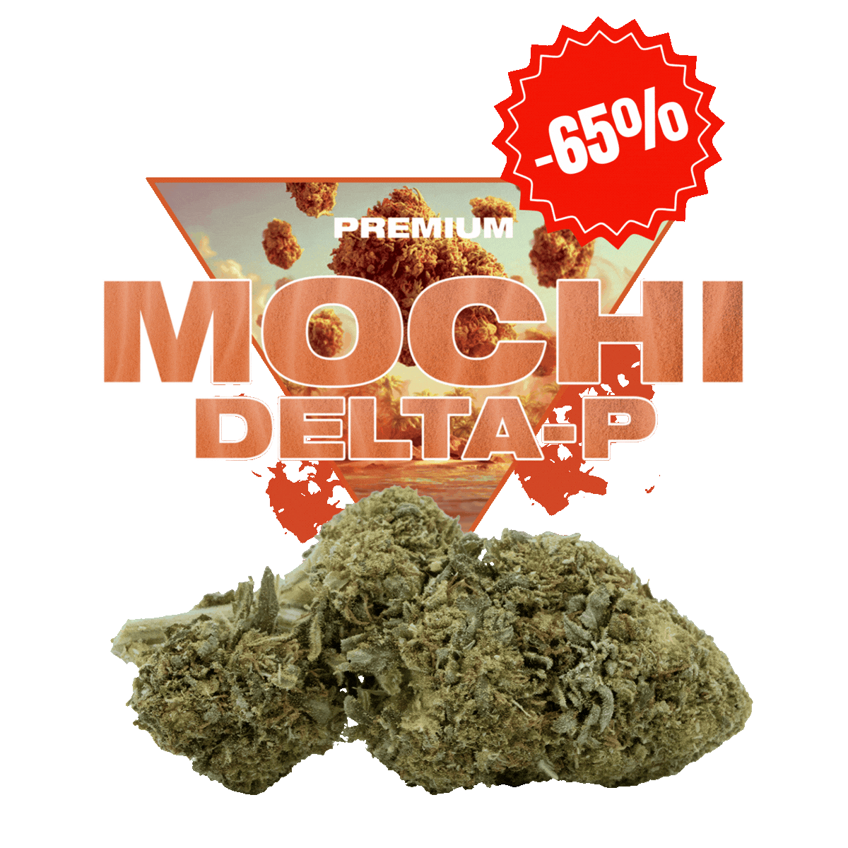 Cali Mochi Delta-P 25% – Fleur Premium Citronnée Golden High