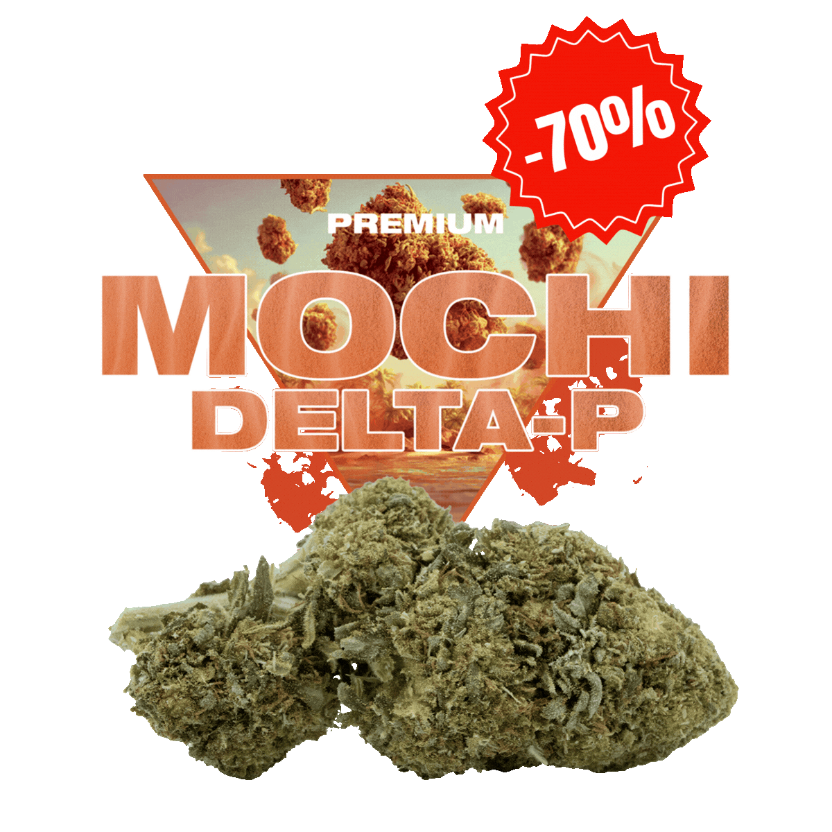 Cali Mochi Delta-P 25% – Fleur Premium Citronnée Golden High