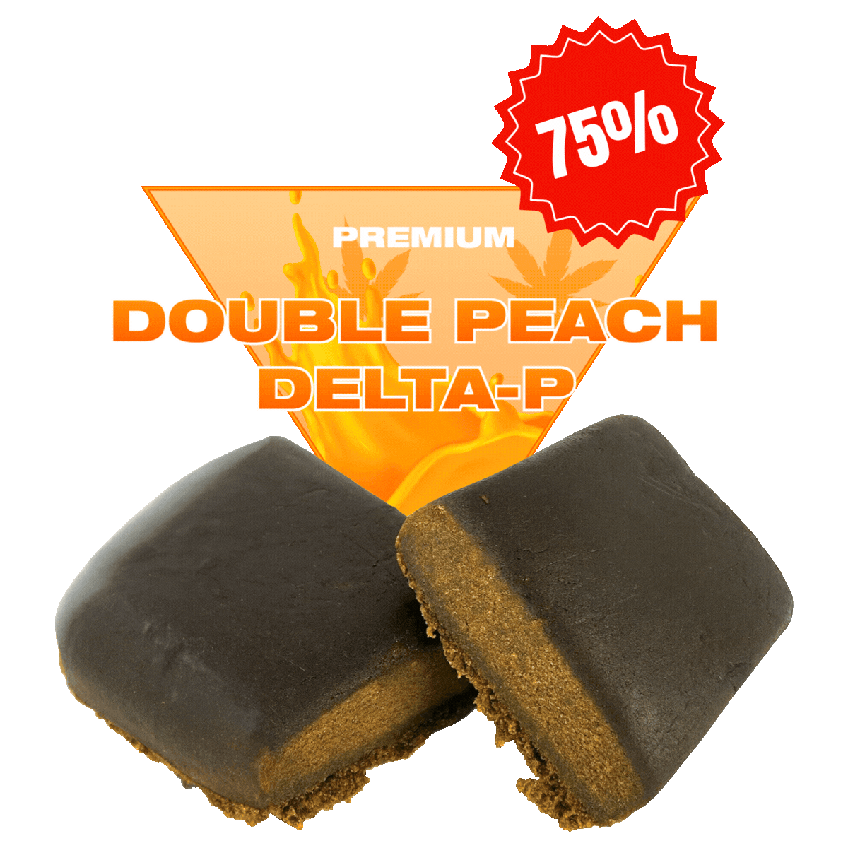 Double Peach – Résine Delta-P 30 % | Hash fruité et sucré – Golden High