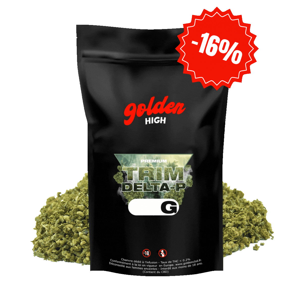 Trim Delta-P 30% Indoor | Mélange aromatique fruité & épicé – Golden High