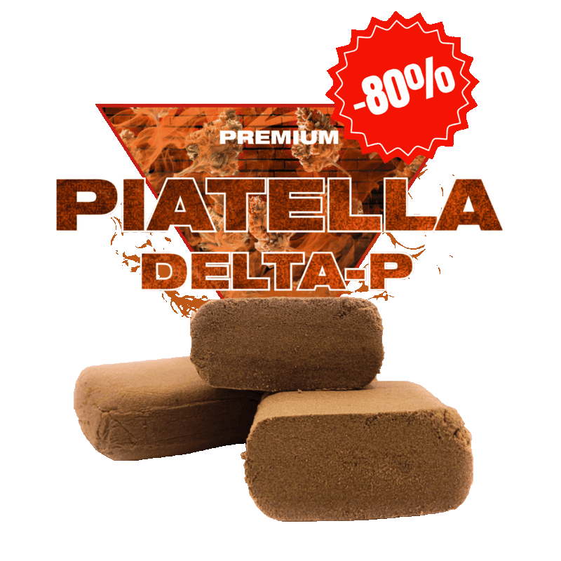Piatella Delta-P 50% sans THC – Résine Premium Golden High