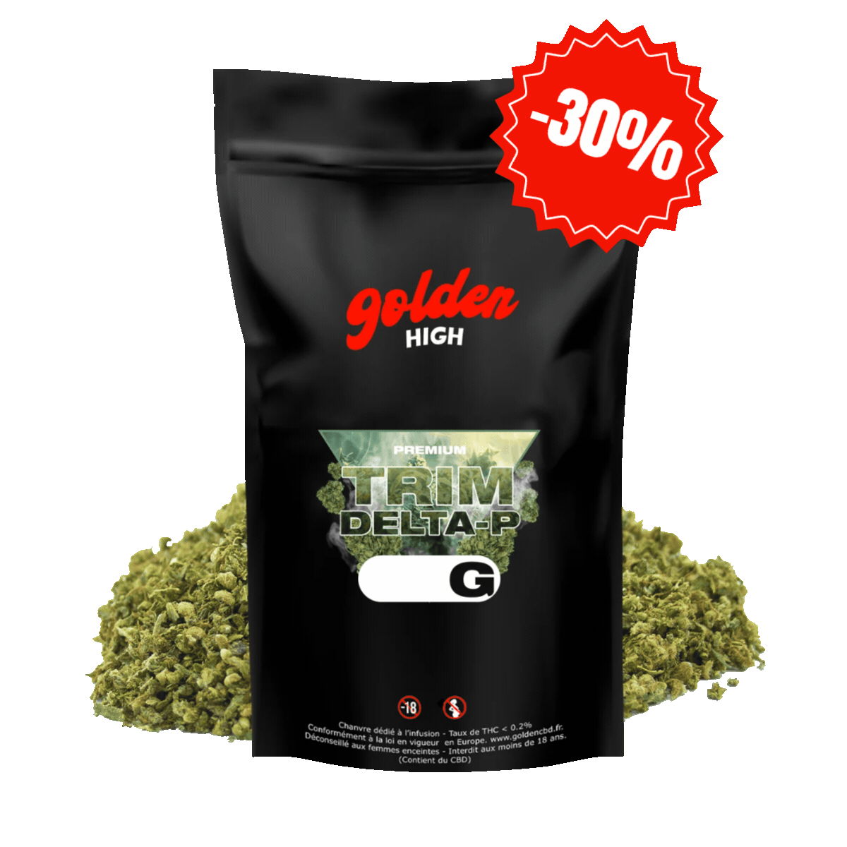 Trim Delta-P 30% Indoor | Mélange aromatique fruité & épicé – Golden High